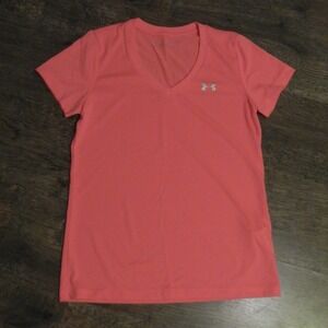 Under Armour Women's V-Neck Tech T-Shirt Athletic Activewear Top‎